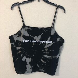 Posh Love & Happiness Tank Top Tie Dyed Posh Boss